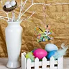 (US Local)PET Double Sided Special Shaped Easter Alphabet DIY Diamond Painting Keychain