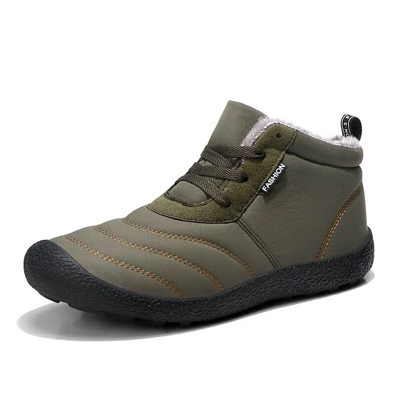 2019 Fashion Winter shoes Men Non-slip Outdoor Boots Warm Shoes Waterproof Snow Boots Ankle Botas Chaussure homme