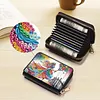 2pcs Animal Pattern Diamond Painting Fashion Card Holder Compact Coin Purse