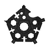 23 in 1 Snowflake Multi Tool Multi Combination Tool Pental Combi Tool for Men