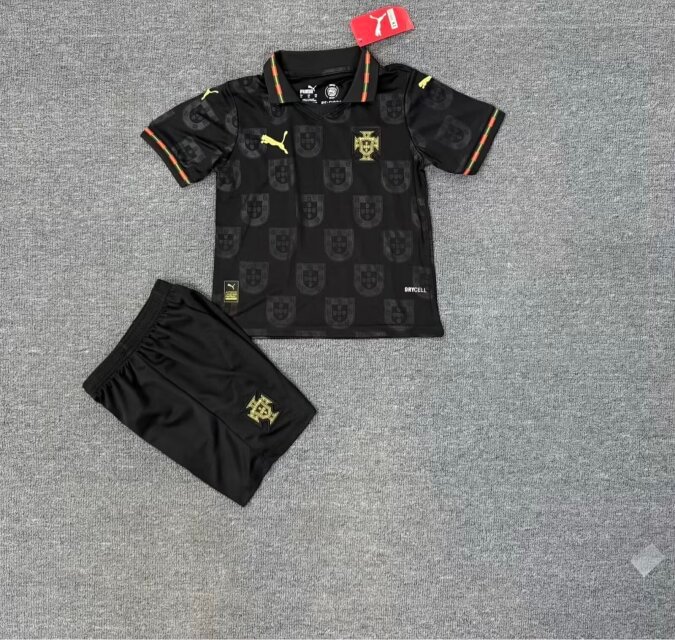 2026-27 Portugal POS Special Edition Black Jersey - Children's Version
