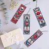 4Pcs Diamond Painting Skull Rose Bookmark for Reading Enthusiasts