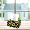 5D DIY Diamond Painting Handmade Crystal Square Tissue Box Kit (Flower)