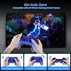 Noiposi Wireless Pro Controller for Nintendo Switch/Switch OLED/Switch Lite, Switch Controller, Wireless Gamepad for the Zelda ,Turbo & Auto Function, Back Mapping ,Rechargeable 650mAh Battery, Long Playing Time (Blue)