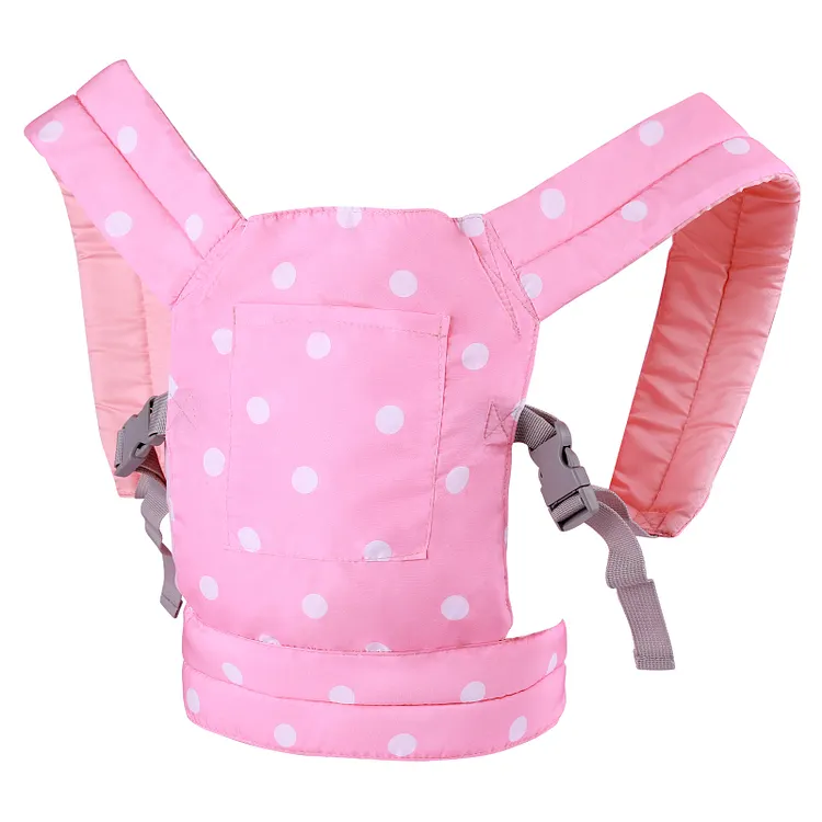 Babeside 17" - 22" Reborn Baby Dolls Lovely Doll Pink Dots Carrier