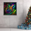 Fluorescent Butterfly-Paint by Numbers Acrylic Painting 40*40CM