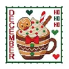 12 months -11CT Stamped Cross Stitch Kit(35*35cm)