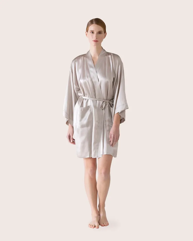 Mid-length Silk Pajamas