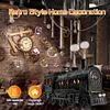 Vintage Steam Train Humidifier, Essential Oil Diffuser, 2 Modes Night Light Cool Mist Humidifier for Bedroom, Office Desktop