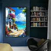 Seaside Town-11CT Stamped Cross Stitch 40*60cm/15.75*23.62in (Big Size)