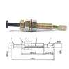 4Pcs Car Door Engine Trunk Alarm Adjustable Auto Hood Bonnet Jamb Pin Switch