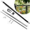[US Local Warehouse] 6Pcs TB200B Hydraulic Gate Closer 60 to 140 Pounds in Weight Closing Automatic Door Closers 40 to 64 Inches in Width Gate Limit Hydraulic Buffer for Home Yard/Fences/Gardens