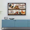 Vintage Poster - Farm Chickens-11CT Stamped Cross Stitch 40*60cm/15.75*23.62in(Big Size)
