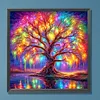 (US Local)Colorful Tree-Full Round Diamond Painting