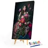 Flower Girl-Paint by Numbers Acrylic Painting 40*60cm