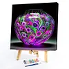 (US Local)Paint By Numbers Kit On Canvas DIY Oil Art Vase Picture Home Wall Decor40x40cm