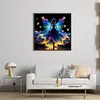 (Stamped/Counted) Fluorescent Butterfly Fairy-11CT Cross Stitch 40*40cm