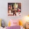 (Multi Style)Groot And Yoda-Full Embroidery 3 Strands 11CT Stamped Cross Stitch-40*40CM