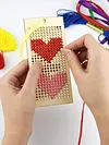 4Pcs Wooden Cross Stitch Bookmark 16*14cm