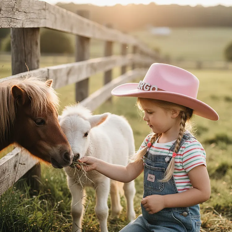 Toddler Cowgirl Hat Custom Toddler Cowboy Hat For Kids  Personalized Rhinestone Cowgirl Hat For Girls Boys  Sparkly Cowboy Hat For Women Men Birthday Party