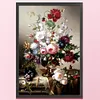 (Big Size)Flowers  in full bloom - 11CT Stamped Cross Stitch - 50*68cm - Flower