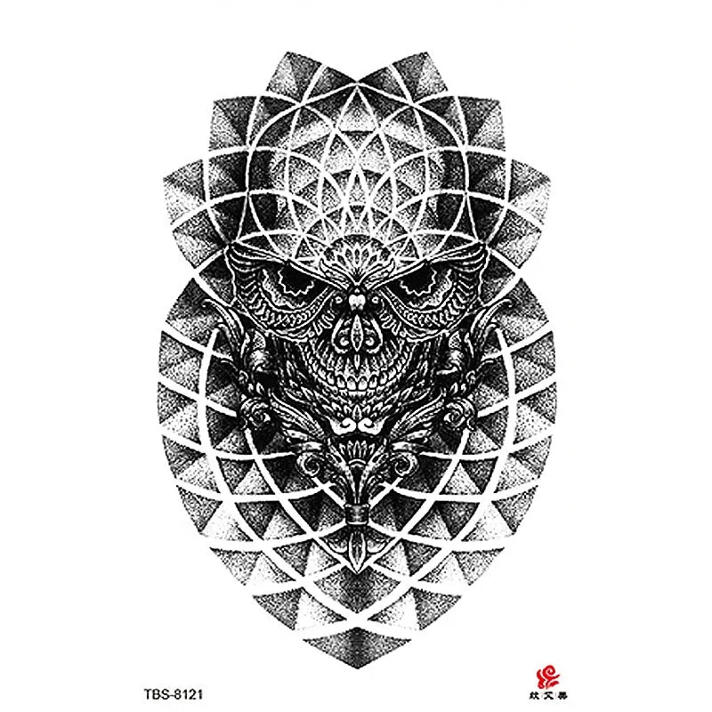 Tattoo Sticker Totem Symbol Temporary Sleeve Tattoo Waterproof Sexy Body Art Fashion