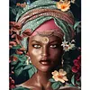 Beautiful African Woman-Paint by Numbers Acrylic Painting 40*50cm