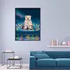 Diamond Painting -DIY Full Square Drill Lights Bear