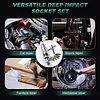 13 PCS Impact Screwdriver Set Manual Impact Driver for Removing Rusted Fasteners