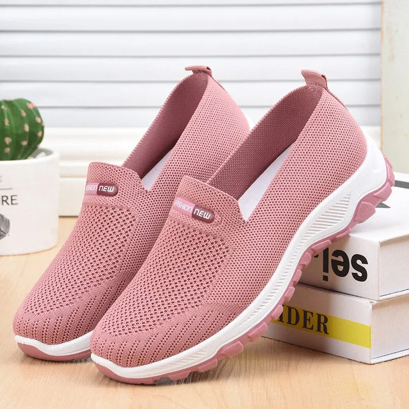 New 2022 Women Sneakers Fashion Socks Shoes Casual Sneakers Summer Knitted Vulcanized Shoes Women Trainers Tenis Feminino