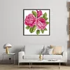 Flower -14CT Stamped Cross Stitch Kit(17*17cm)