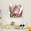 (US Local)Gnome - 9CT Partial Beaded Cross Stitch Kit(40x39cm)