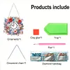 (US Local)Acrylic Special Shape Independence Day Wreath 5D Diamond Painting Clock