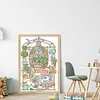 【SALE】In The Garden-14CT Counted Cross Stitch 29*44cm/11.42*17.32in