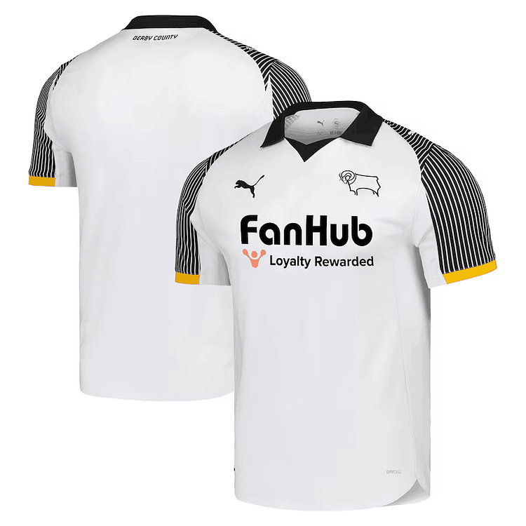 【S~4XL】Derby County 25/26 Home Football Jersey