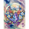 Flower Butterfly-Full Square Diamond Painting