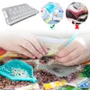 (US Local)26 Grids Clear Diamond Painting Tool Storage Containers for Beads Art DIY Crafts