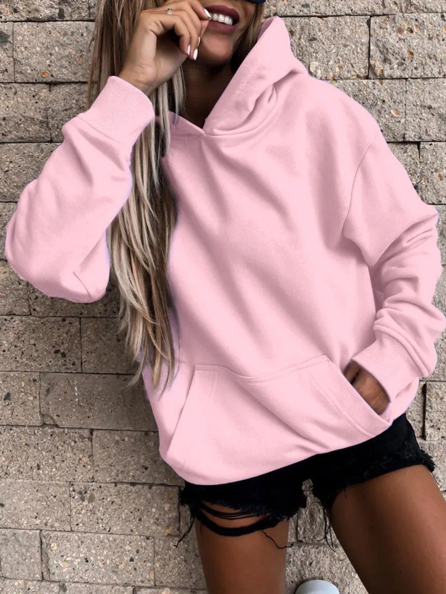 Solid Color Hoodie