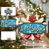 Double Sided Effect Acrylic Christmas Diamond Art Painting Hanging Ornament Kit