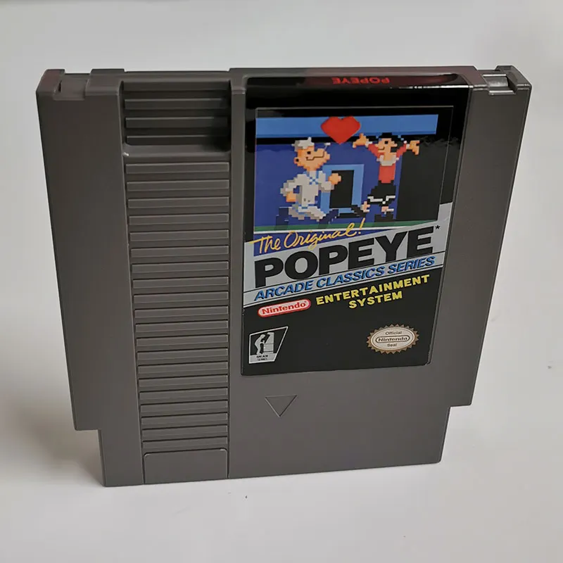 Popeye For Nintendo NES - 8 Bit Game Cartridge