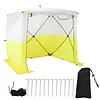 [US Local Warehouse] Pop Up Work Tent Waterproof Shade Canopy Tent 70.86x70.86x78.74in UV Resistant Emergency Shelter with Carrying Bag for Construction Site Outdoor Workshop Warehouse