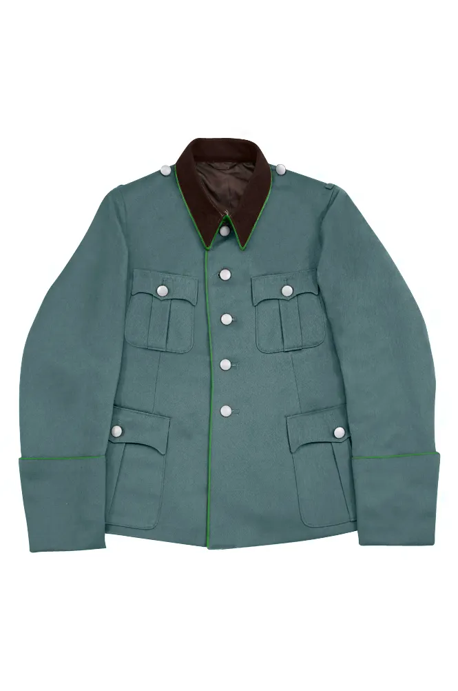   Polizei German General Officer Gabardine Modified Tunic Jacket 5 Buttons German-Uniform