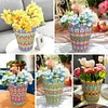 Diamond Painting Flower Vase Rhinestones Desktop Ornaments for Home Office Decor