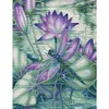Dragonfly-11CT Stamped Cross Stitch Kit(40x50cm)