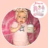 20'' Blanco Touch Real Reborn Baby Toddler Doll Girl,Weighted for Realism and Poseable - RBBI-Myrebornbabydoll&reg; Myrebornbabydoll&reg;