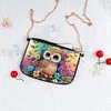 Special Shape Owl 5D DIY Diamond Painting Clutch Bag for Women Girls Gifts