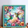 Flowers Hummingbird-11CT Stamped Cross Stitch 40*40cm