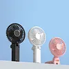 Umbrella Clip Fan Rechargeable Portable Handheld Fan for Home Office (Black)