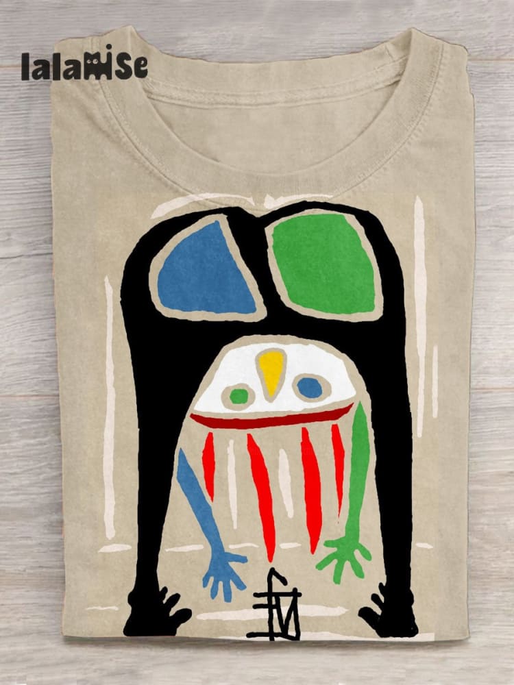 Funny Art Print T - Shirt As Shown / S