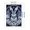 (US Local)Rabbit -11CT Stamped Cross Stitch Kit(40x60cm)